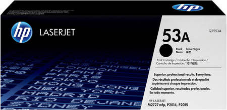 Картридж для лазерного принтера HP 53A (Q7553A) черный, оригинал 965844444193759