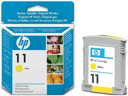 Картридж для струйного принтера HP 11 (C4838A) желтый, оригинал c4838AE 965844444193782