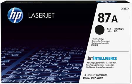 Картридж для лазерного принтера HP 87A (CF287A) черный, оригинал 965844444193934