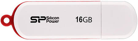 Флешка Silicon Power LuxMini 320 16ГБ White (SP016GBUF2320V1W) 965844444194329