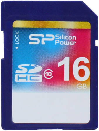 Карта памяти Silicon Power SDHC SP016GBSDH010V10 16GB 965844444194908