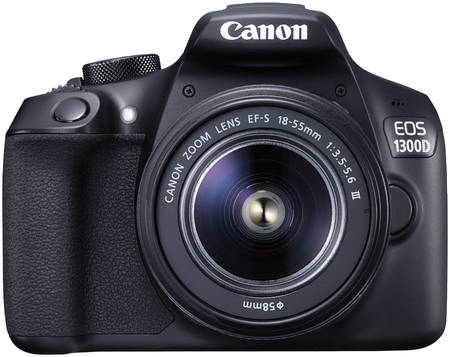 Фотоаппарат зеркальный Canon EOS 1300D 18-55 IS III Black 965844444195101