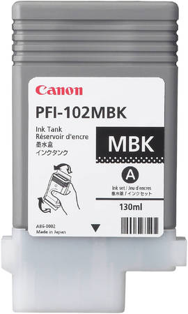 Картридж для струйного принтера Canon PFI-102MBK матовый , оригинал PFI-102 MBK