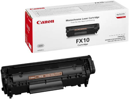 Картридж для лазерного принтера Canon FX-10 черный, оригинал 965844444196534