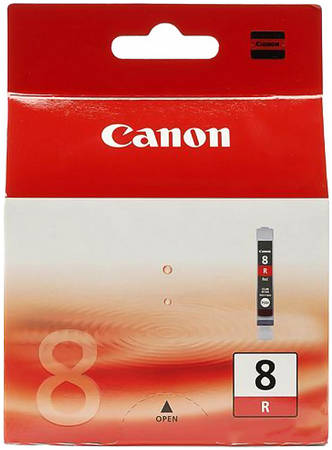 Картридж для струйного принтера Canon CLI-8R (0626B001) красный, оригинал 965844444196558