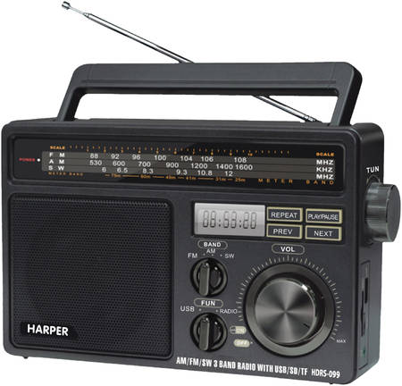 Радиоприемник Harper HDRS-099 Black 965844444196930