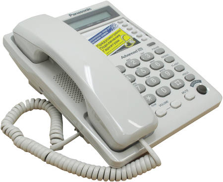 Проводной телефон Panasonic KX-TS2362RUW белый 965844444197041