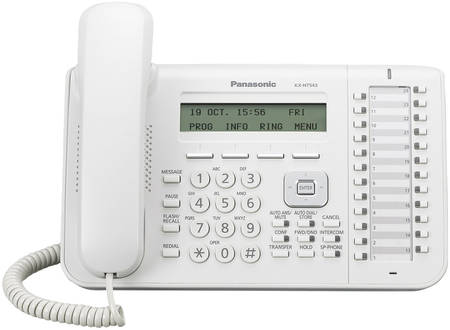 IP-телефон Panasonic KX-NT543RU White 965844444197077