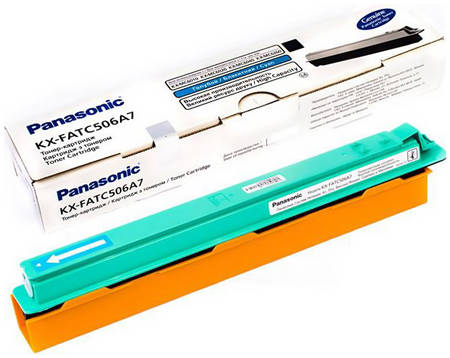 Картридж для лазерного принтера Panasonic KX-FATC506A7, голубой, оригинал 965844444197100