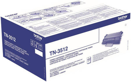 Картридж для лазерного принтера Brother TN-3512, черный, оригинал 965844444197127