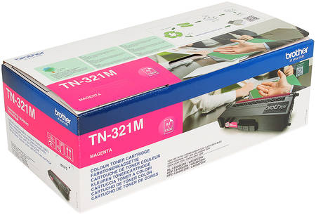Картридж для лазерного принтера Brother TN-321M, пурпурный, оригинал 965844444197162