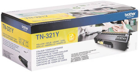 Картридж для лазерного принтера Brother TN-321Y, желтый, оригинал 965844444197170