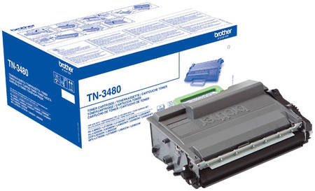Картридж для лазерного принтера Brother TN-3480, черный, оригинал 965844444197191