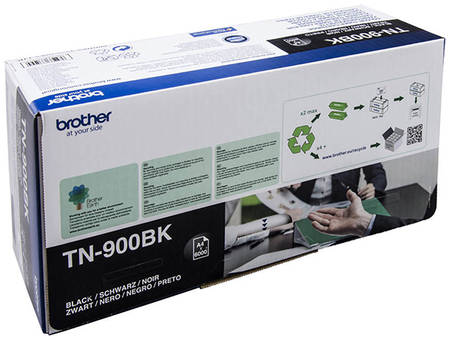 Картридж для лазерного принтера Brother TN-900BK, черный, оригинал 965844444197233