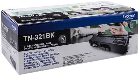 Картридж для лазерного принтера Brother TN-321BK, черный, оригинал 965844444197257