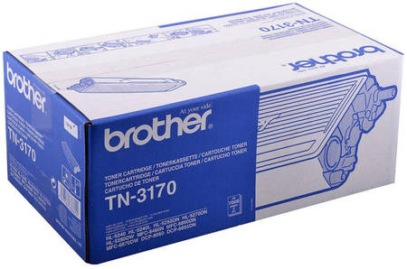 Картридж для лазерного принтера Brother TN-3170, черный, оригинал 965844444197279