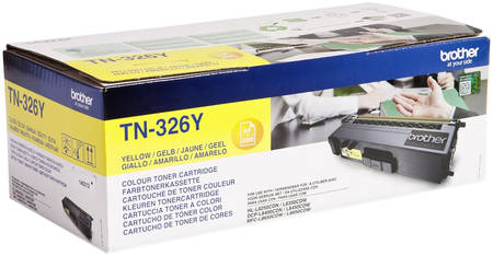 Картридж для лазерного принтера Brother TN-326Y, желтый, оригинал 965844444197297