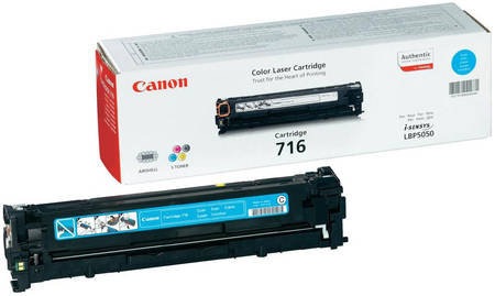 Картридж для лазерного принтера Canon 716 , оригинал 716C
