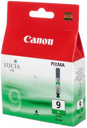 Картридж для струйного принтера Canon PGI-9G (1041B001) зеленый, оригинал 965844444197459