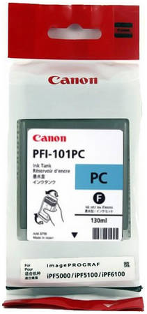 Картридж для струйного принтера Canon PFI-101 PC голубой, оригинал 965844444197481