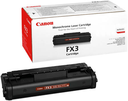 Картридж для лазерного принтера Canon FX-3 черный, оригинал 965844444197602