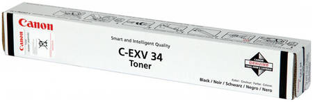 Тонер для лазерного принтера Canon C-EXV34Bk черный, оригинал C-EXV34 BК 965844444197628
