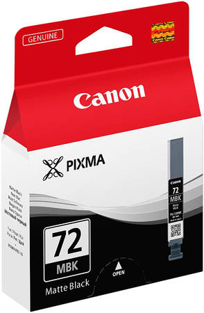 Картридж для струйного принтера Canon PGI-72MBK (6402B001) черный, оригинал 965844444197629