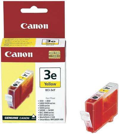 Картридж для струйного принтера Canon BCI-3eY желтый, оригинал 965844444197648