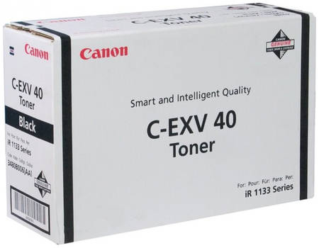 Тонер для лазерного принтера Canon C-EXV40 черный, оригинал 965844444197663