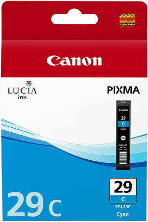 Картридж для струйного принтера Canon PGI-29C голубой, оригинал 965844444197668