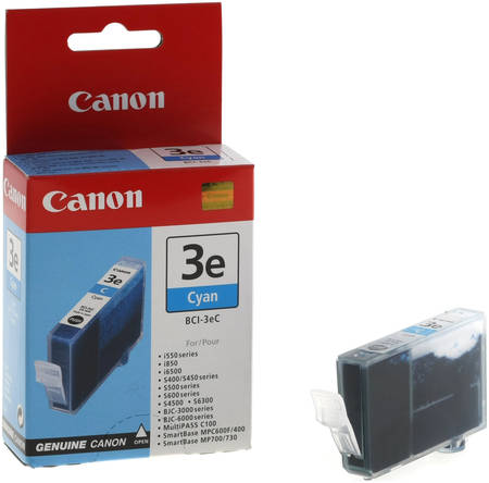 Картридж для струйного принтера Canon BCI-3eC (4480A002) голубой, оригинал 965844444197677