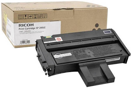Картридж для лазерного принтера Ricoh SP 200LE, черный, оригинал 407263 965844444197694