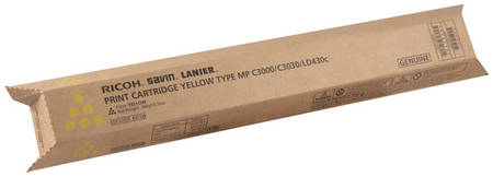 Картридж для лазернего принтера Ricoh 842031 MP C3000, желтый, оригинал 965844444197699