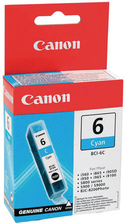 Картридж для струйного принтера Canon BCI-6C (4706A002) , оригинал