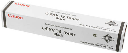 Тонер для лазерного принтера Canon C-EXV33 черный, оригинал 965844444197830