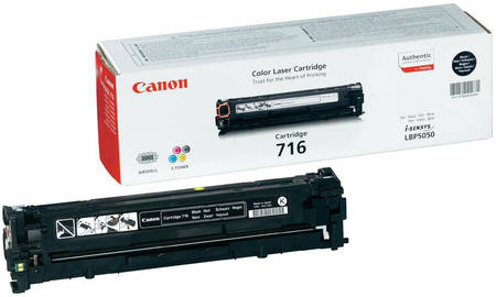Картридж для лазерного принтера Canon 716 , оригинал 716BK