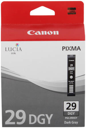 Картридж для струйного принтера Canon PGI-29DGY серый, оригинал 965844444197859