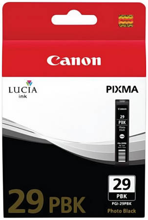 Картридж для струйного принтера Canon PGI-29PBK черный, оригинал 965844444197893