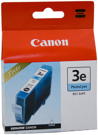 Картридж для струйного принтера Canon BCI-3ePC (4483A002) голубой, оригинал 965844444197899