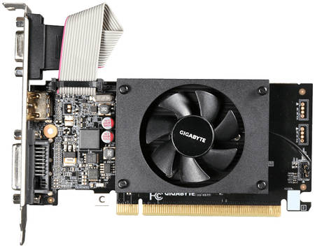 Видеокарта Gigabyte NVIDIA GeForce GT710 (GV-N710D3-2GL) GeForce GT 710 LP 965844444198376
