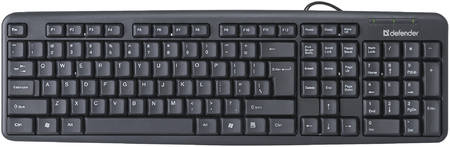 Проводная клавиатура Defender Element HB-520 USB Black (45522) Element HB-521 965844444198659