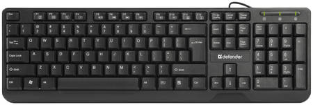 Проводная клавиатура Defender OfficeMate HM-710 Black 965844444198741