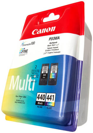 Картридж для струйного принтера Canon PG-440/CL-441 MultiPack черный, цветной; оригинал 965844444199089