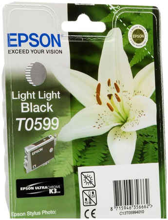 Картридж для струйного принтера Epson C13T05994010, черный, оригинал 965844444199109