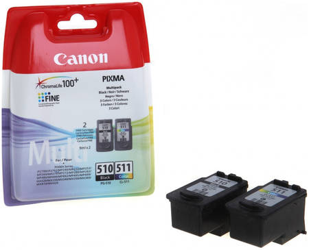 Картридж струйный Canon PG-510/CL-511, многоцветный (2970B010) PG-510. CL-511