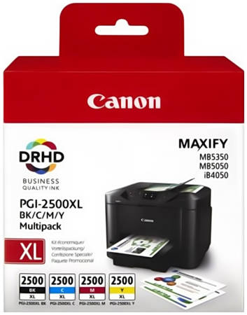 Картридж для струйного принтера Canon PGI-2400XL BK/C/M/Y , цветной; оригинал