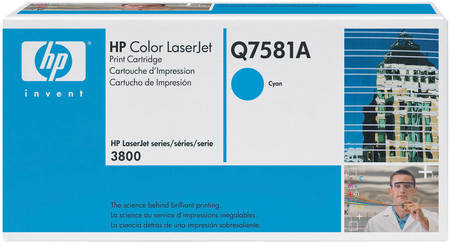 Картридж для лазерного принтера HP 503А (Q7581A) голубой, оригинал 965844444199404