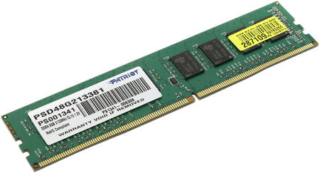 Patriot Memory Оперативная память Patriot Signature 8Gb DDR4 2133MHz (PSD48G213381) Signature Line
