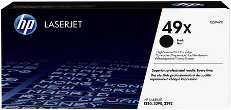Картридж для лазерного принтера HP 49Х (Q5949X) черный, оригинал 965844444199439
