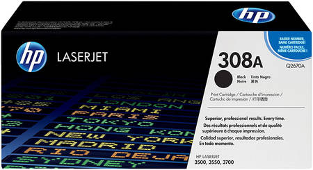Картридж для лазерного принтера HP 308А (Q2670A) черный, оригинал 965844444199459
